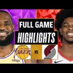 Los Angeles Lakers vs Portland Trail Blazers Full Game Highlights | Feb 20 | 2025 NBA Highlights