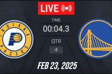 NBA LIVE! Indiana Pacers vs Golden State Warriors | February 23, 2025 Warriors vs Pacers | 2K25