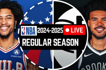 LIVE : Philadelphia 76ers vs Brooklyn Nets | NBA Basketball Match Live Score Toda
