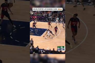 Kevin Porter Jr. running dunk vs Washington Wizards 🔥
