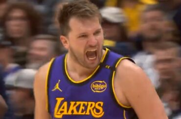 Luka Doncic BEST Game with Lakers - 32pt Double Double vs Nuggets - FULL Highlights