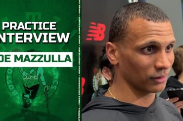 Joe Mazzulla Invited Mike Vrabel to Celtics Practice | Full Interview