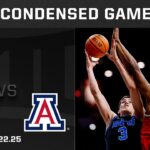 BYU vs. #19 Arizona Condensed Game | 2024-25 Big 12 Men's Basketball