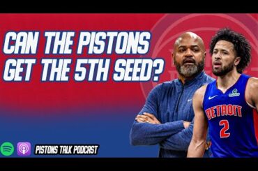 Detroit Pistons Can Get The 5th Seed? | Eric Vincent Joins Pistons Talk Podcast