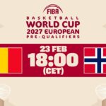 Romania v Norway | Full Basketball Game | FIBA Basketball World Cup 2027 European Pre-Qualifiers