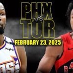 Phoenix Suns vs Toronto Raptors Full Game Highlights - February 23, 2025 | NBA Regular Season