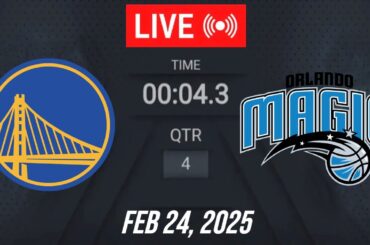 NBA LIVE! Golden State Warriors vs Orlando Magic | February 24, 2025 Warriors vs Magic | 2K25
