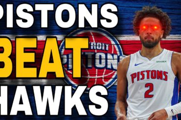 Pistons Beat Hawks in THRILLER Cade 38pts 7rbs 12ast 🔥
