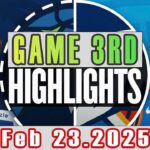 Minnesota Timberwolves VS Oklahoma City Thunder Game 3rd Highlights Feb 23,2025 NBA Season 2024-25