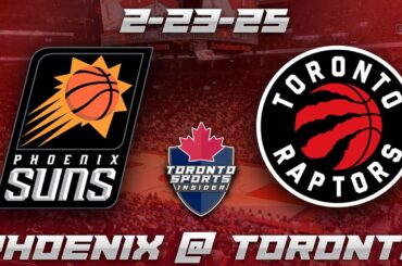 2-23-25 Phoenix Suns vs Toronto Raptors Game Audio | NBA LIVE Stream Gamecast & Chat