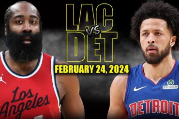 Los Angeles Clippers vs Detroit Pistons Full Game Highlights - February 24, 2025| NBA Regular Season