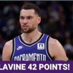 Zach LaVine EXPLODES for 42 Points in Needed Sacramento Kings | Locked On Kings
