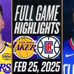 LAKERS vs CLIPPERS FULL GAME HIGHLIGHTS FEBRUARY 25, 2025 NBA FULL GAME HIGHLIGHTS TODAY 2K25
