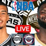 LIVE: SAN ANTONIO SPURS vs NEW ORLEANS PELICANS | NBA | PLAY BY PLAY | SCOREBOARD