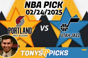 Portland Trail blazers vs. Utah Jazz Pick 2/24/25 NBA Pick Prediction