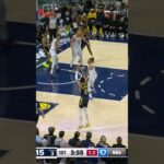 Tyrese Haliburton Sinks Triple Before Shot Clock Expires in Q1 vs. Nuggets | Indiana Pacers