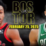 Boston Celtics vs Toronto Raptors Full Game Highlights - February 25, 2025 | NBA Regular Season