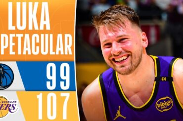 LUKA DONCIC anota TRIPLO-DUPLO contra seu ex-time MAVS, e LAKERS vencem - MELHORES MOMENTOS