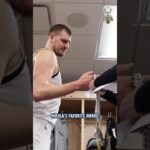 Inside the locker room after the win!  #denvernuggets #nba #basketball #jokic