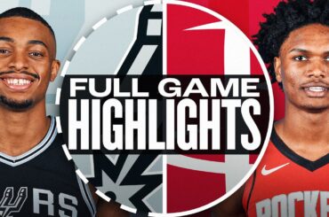 SPURS at ROCKETS | FULL GAME HIGHLIGHTS | February 26, 2025