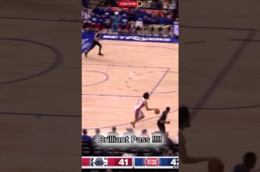 Brilliant Pass by Cade Cunningham | Detroit Pistons vs Los Angeles Clippers