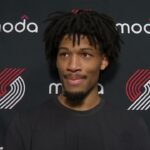 Shaedon Sharpe Postgame Interview | Trail Blazers 129, Wizards 121 | February 26, 2025