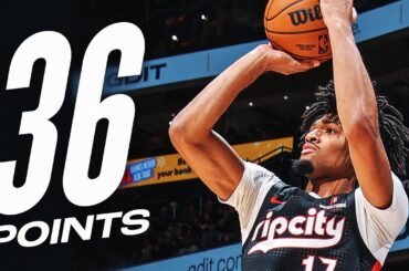 Shaedon Sharpe Drops CAREER-HIGH 36 Points! | February 26, 2025