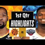 Phoenix Suns vs New Orleans Pelicans 1st Qtr Full Highlights | Feb 21 | 2025 NBA Highlights