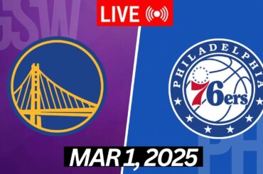 NBA LIVE! Golden State Warriors vs Philadelphia 76ers I March 1, 2025 Full Game 2K Live