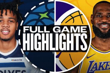 TIMBERWOLVES at LAKERS | FULL GAME HIGHLIGHTS | February 27, 2025