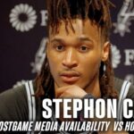 Stephon Castle Postgame vs Houston Rockets | 2.26.2025