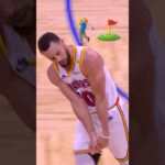 Steph broke out the golf swing celly after his 9th made three 🔥