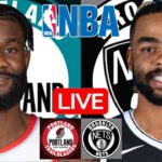 LIVE: PORTLAND TRAIL BLAZERS vs BROOKLYN NETS | NBA | PLAY BY PLAY | SCOREBOARD