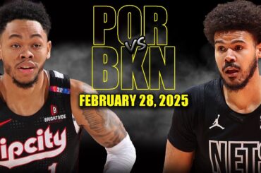 Brooklyn Nets vs Portland Trail Blazers Full Game Highlights - February 28 | NBA Regular Season