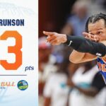 Jalen Brunson finishes with 23 PTS against the Memphis Grizzlies | February 28, 2025