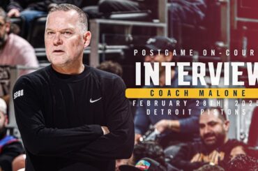 Coach Malone Full Postgame Press Conference vs. Pistons 🎙 | 2/28/25