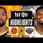 Phoenix Suns vs New Orleans Pelicans 1st Qtr Full Highlights | Feb 28 | 2025 NBA Highlights