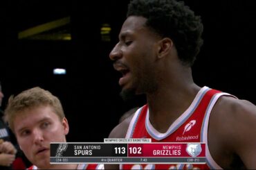 Final 4:46 WILD ENDING Grizzlies vs Spurs | March 1, 2025