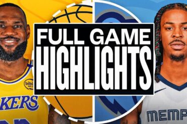Los Angeles Lakers VS Memphis Grizzlies 4th Qtr Highlights March 2, 2025 NBA Season 2024-25