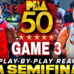 🔴GINEBRA vs NORTHPORT │ GAME 3 SEMIS - PBA COMMISIONERS' CUP 2025 Play-by-Play Reaction & Scoreboard