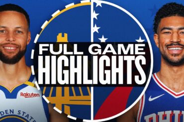 WARRIORS at 76ERS | FULL GAME HIGHLIGHTS | March 1, 2025