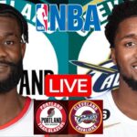 LIVE: PORTLAND TRAIL BLAZERS vs CLEVELAND CAVALIERS | NBA | PLAY BY PLAY | SCOREBOARD