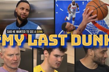 STEPH CURRY: “my last dunk…I’m calling it rn”; show Allen Iverson “some love”; KERR, QUINTEN, GP2