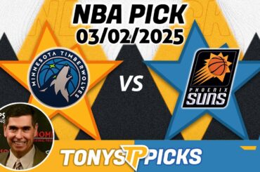 Minnesota Timberwolves vs Phoenix Suns Pick 3/2/25 NBA Pick Prediction