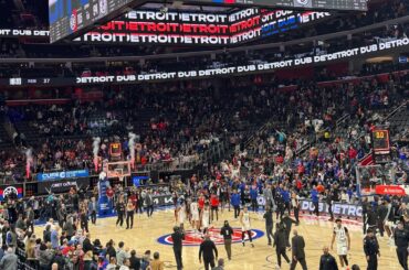 Fans have TURNED UP Detroit Pistons games! BEAT THE JAZZ!