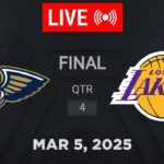 NBA LIVE! Los Angeles Lakers vs New Orleans Pelicans | March 5, 2025 | NBA Season Live Today (2K)
