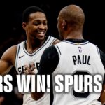 SPURS WIN OVER THE BROOKLYN NETS!