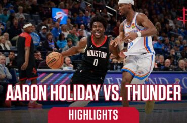 Aaron Holiday (14 points) Highlights vs. Oklahoma City Thunder | Houston Rockets