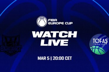 Quarter-Finals | Bilbao Basket v Tofas Bursa | Full Basketball Game | FIBA Europe Cup 2024-25