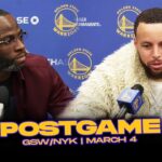 Warriors/Knicks Postgame x Analysis: Steph, Draymond, Butler, Kerr Reactions | March 4, 2025
